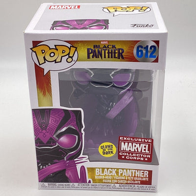 Funko Pop! Marvel - Black Panther - Black Panther (Glow In The Dark) (Marvel Collector Corps Exclusive)