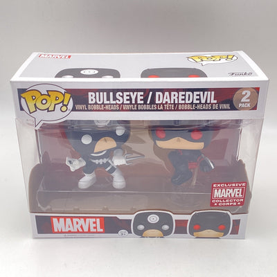 Funko Pop! Marvel - Bullseye / Daredevil (2 Pack) (Marvel Collector Corps Exclusive)