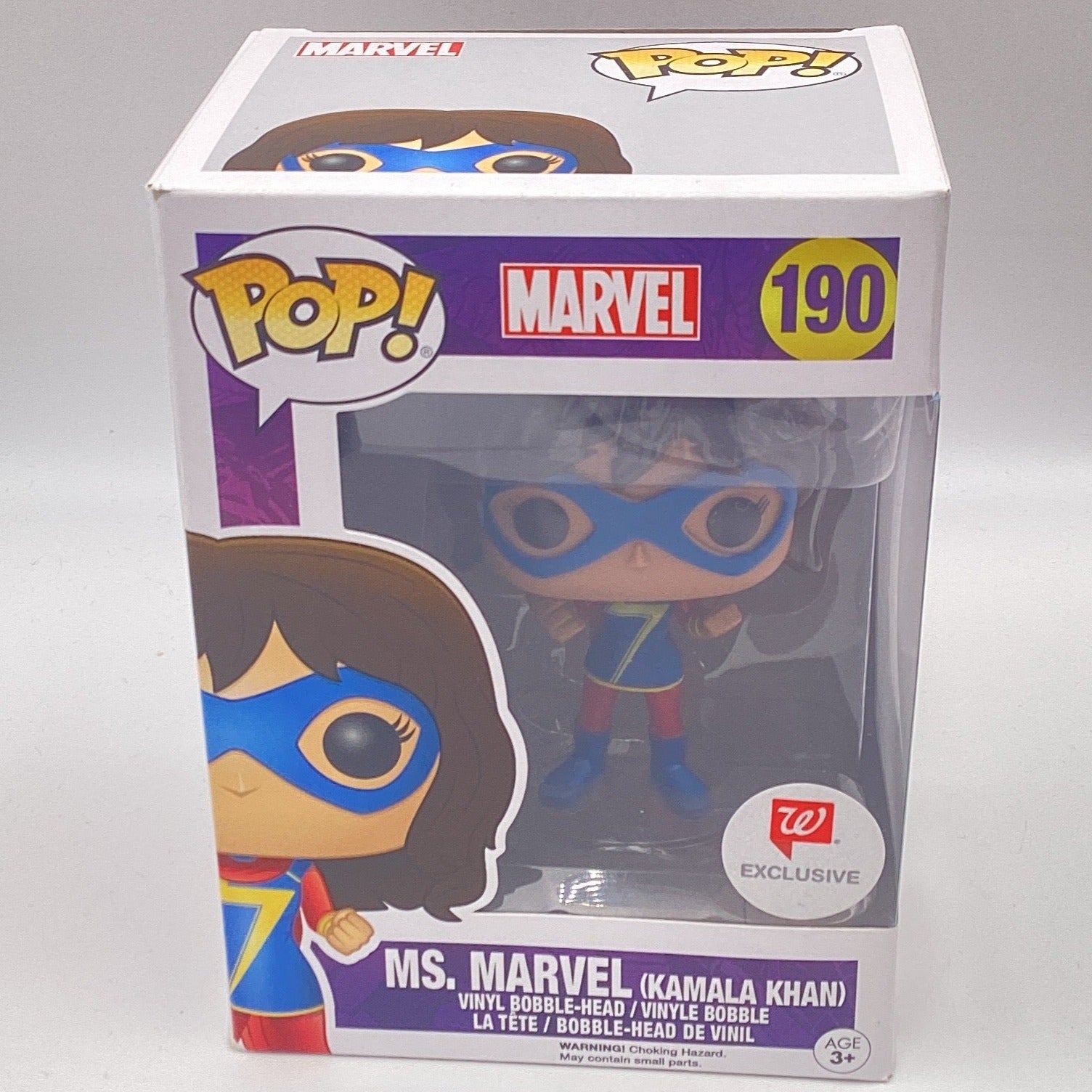 Funko Pop! Marvel - Ms. Marvel (Kamala Khan) (Walgreens Exclusive) (Da