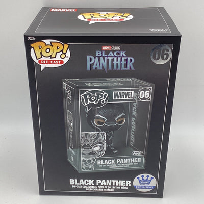 Funko Pop! Die-Cast - Marvel Studios - Black Panther (Common) (Funko Shop Exclusive)