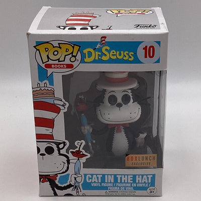 Funko Pop! Books - Dr. Seuss - Cat In The Hat (Box Lunch Exclusive) (Damaged)