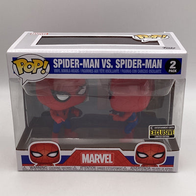 Funko Pop! Spider-Man VS Spider-Man (2 Pack) (Entertainment Earth Exclusive)
