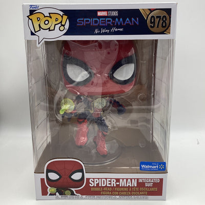 Funko Pop! Marvel Studios - Spider-Man No Way Home - 10" Spider-Man Integrated Suit (Walmart Exclusive)