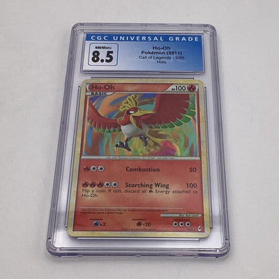 2011 Pokemon Ho-Oh Call Of Legends 9/95 Holo CGC 8.5 Near Mint