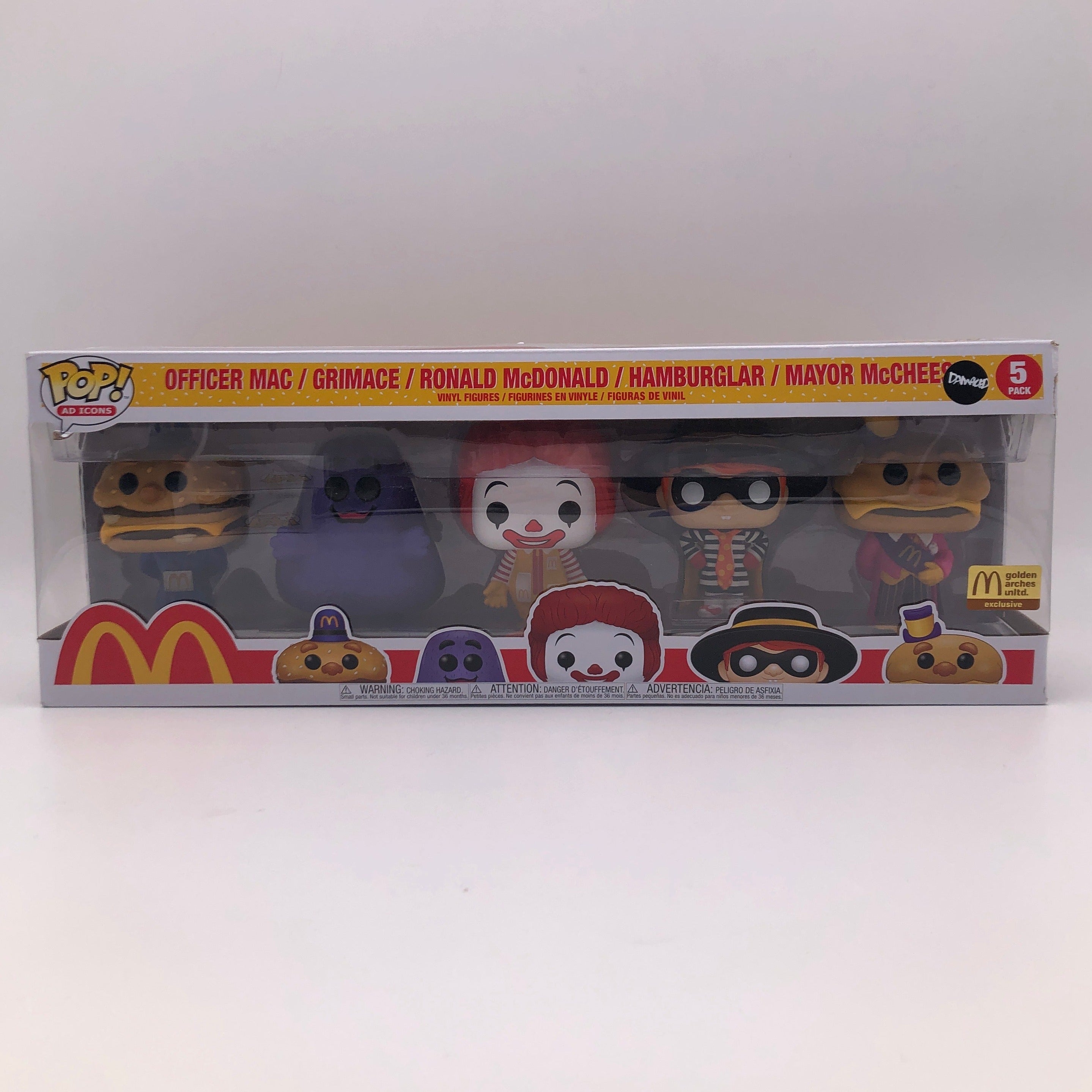 Golden purchases Arches Exclusive McDonald’s 5 Pack Funko Pop