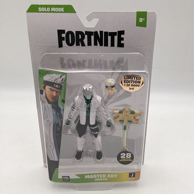 Fortnite Solo Mode Master Key White Limited Edition Chase 1/5000 Action Figure