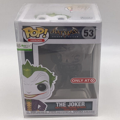 Funko Pop! Heroes - Batman Arkham Asylum - The Joker (Black Chrome) (Target Exclusive)