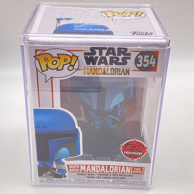 Funko Pop! Star Wars - The Mandalorian - Death Watch Mandalorian (Two Stripes) (EB Exclusive)