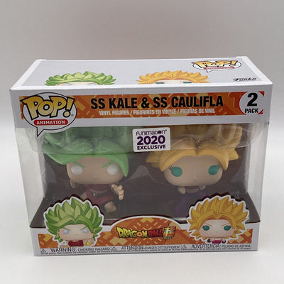 Funko Pop! Animation - Dragon Ball Super - SS Kale & SS Kaulifla (2 Pack) (Funimation 2020 Exclusive)