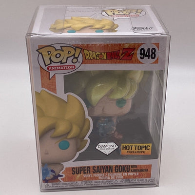 Funko Pop! Animation - Dragon Ball Z - Super Saiyan Goku WIth Kamehameha (Diamond Collection) (Hot Topic Exclusive)