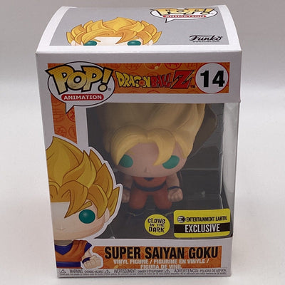 Funko Pop! Animation - Dragon Ball Z - Super Saiyan Goku (Glow In The Dark) (Entertainment Earth Exclusive)