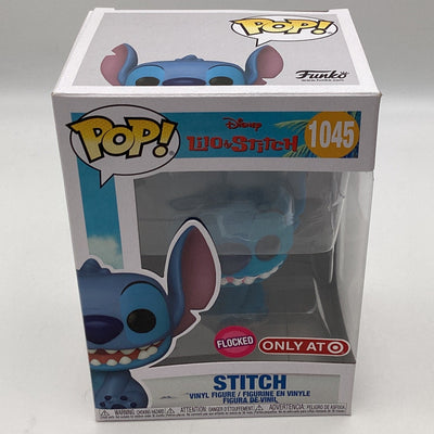 Funko Pop! Disney - Lilo & Stitch - Stitch (Flocked) (Target Exclusive) (Damaged)