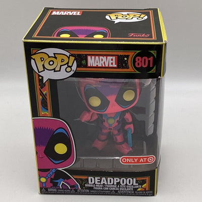 Funko Pop! Marvel - Deadpool (Black Light) (Target Exclusive) (Damaged)