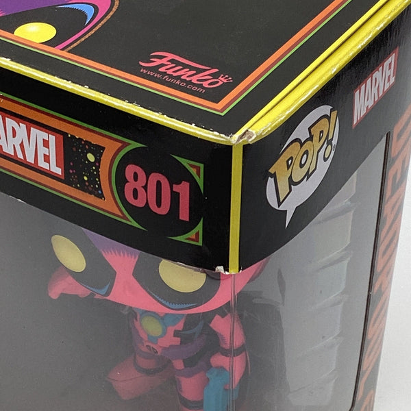 Funko Pop! Marvel - Deadpool (Black Light) (Target Exclusive) (Damaged