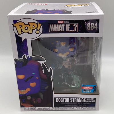 Funko Pop! Marvel Studios - What If...? - Doctor Strange Supreme Unleashed (2021 Fall Convention Exclusive) (Damaged)