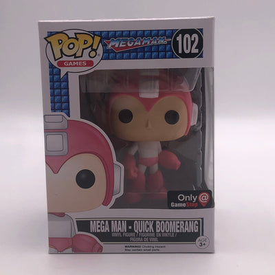 Funko Pop! Games - MegaMan - Quick Boomerang (GameStop Exclusive)