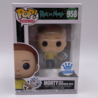 Funko Pop! Animation - Rick and Morty - Morty With Shrunken Rick (Funko Shop Exclusive)