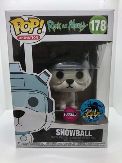 Funko Pop! Animation - Rick and Morty - Snowball (Flocked)