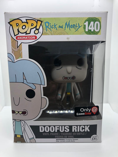 Funko Pop! Animation - Rick and Morty - Doofus Rick (Gamestop Exclusive)