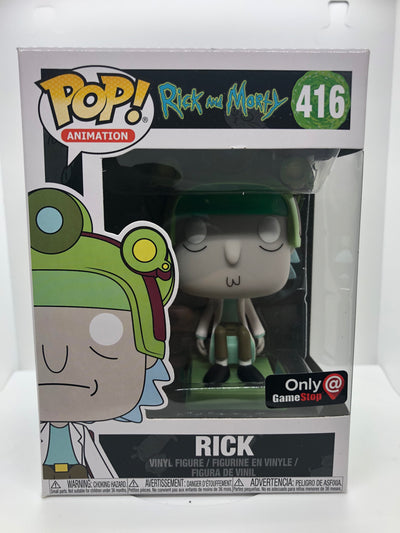 Funko Pop! Animation - Rick and Morty - Rick (Blipz and Chitz) (Gamestop Exclusive)