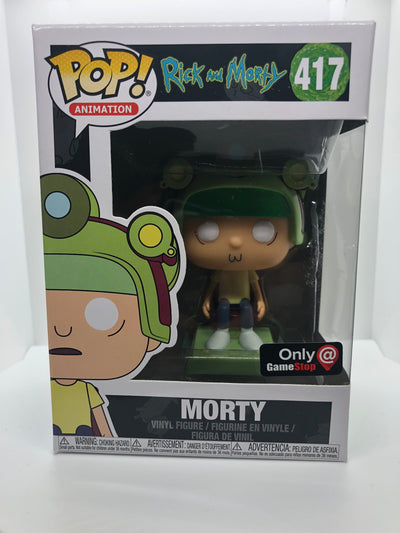 Funko Pop! Animation - Rick and Morty - Morty (Blipz and Chitz) (Gamestop Exclusive)