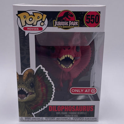 Funko Pop! Movies - Jurassic Park 25th Anniversary - Dilophosaurus (Red) (Target Exclusive)