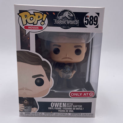 Funko Pop! Movies - Jurassic World - Owen With Baby Raptor (Target Exclusive)