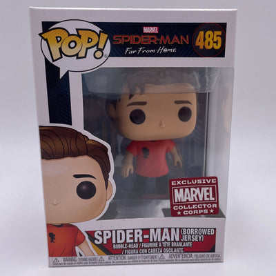 Funko Pop! Marvel - Spider-Man Far From Home - Spider-Man (Borrowed Jersey) (Marvel Collectors Corps Exclusive)