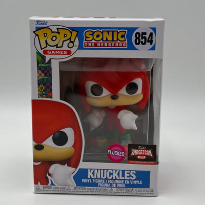 Funko Pop! Games - Sonic The Hedgehog - Knuckles (Flocked)