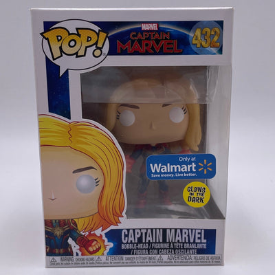 Funko Pop! Marvel - Captain Marvel (Glow In The Dark) (Walmart Exclusive)