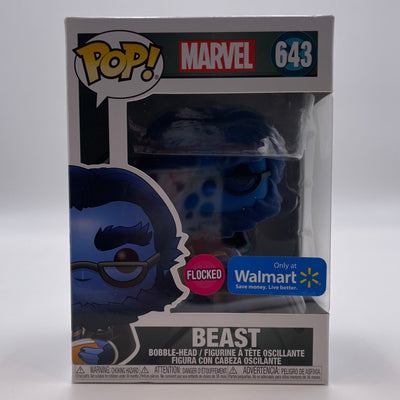 Funko Pop! Marvel - Beast (Flocked) (Walmart Exclusive)