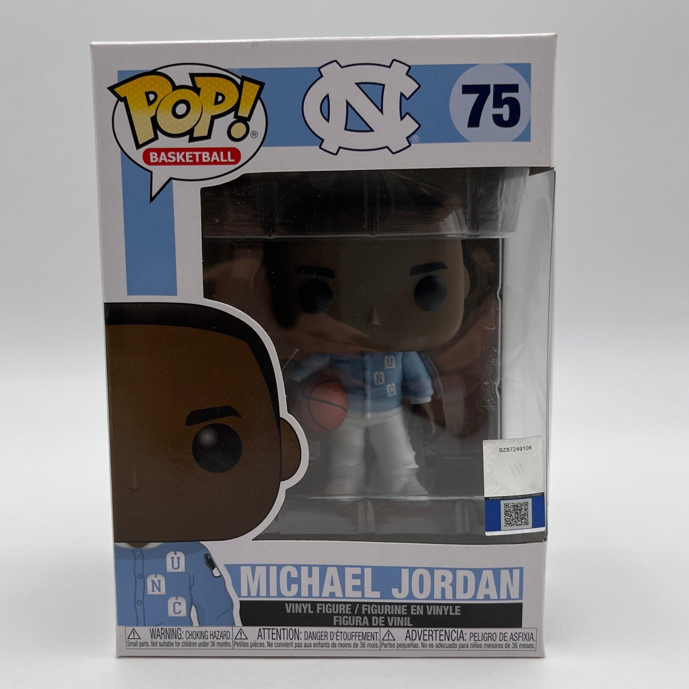 jordan unc pop vinyl