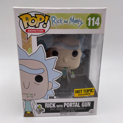 Funko Pop! Animation - Rick And Morty - Rick With Portal Gun (Hot Topic Exclusive)