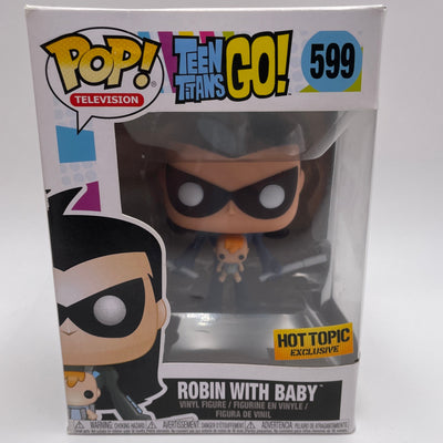 Funko Pop TV! - Teen Titans Go! - Robin With Baby (Hot Topic Exclusive)