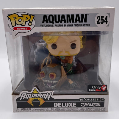 Funko Pop! Heroes - Aquaman (Deluxe) (GameStop Exclusive)