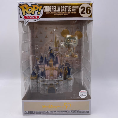 Funko Pop! Town - Cinderella Castle and Mickey Mouse (Disney Exclusive) (Damaged)