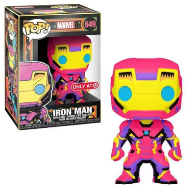 Funko Pop! Marvel - Iron Man (Black Light) (Target Exclusive)