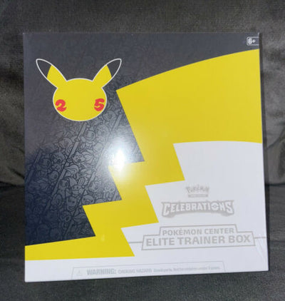 Pokemon Center Exclusive TCG Celebrations Elite Trainer Box ETB