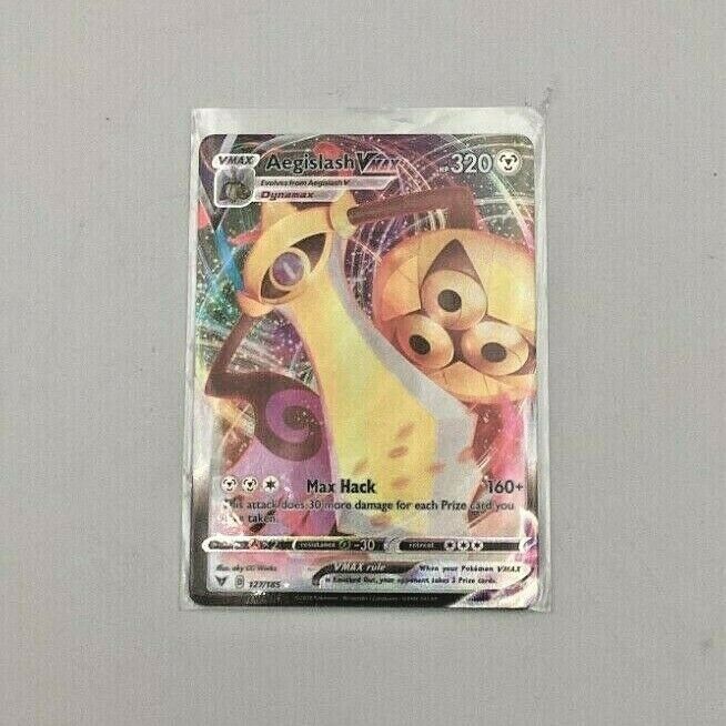 Aegislash VMAX 127/185 - Vivid Voltage - Ultra Rare Holo Pokemon Card Aegislash VMAX 127/185 - Vivid Voltage - Ultra Rare Holo Pokemon Card