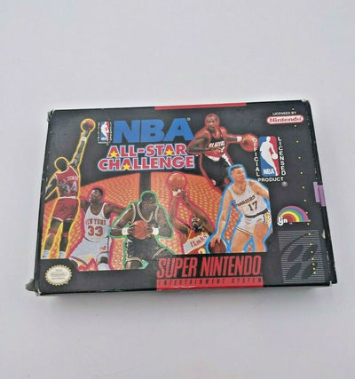NBA All-Star Challenge SNES Video Game