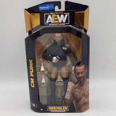 AEW Unrivaled Series CM Punk Action Figure (Walmart Exclusive)