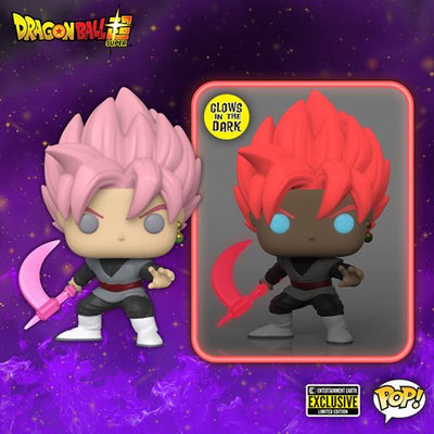 Funko Pop! Animation - Dragon Ball Super - Super Saiyan Rose Goku Black (Glow In The Dark) (Entertainment Earth Exclusive)