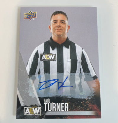 2021 Upper Deck AEW Paul Turner Autographed Card #76
