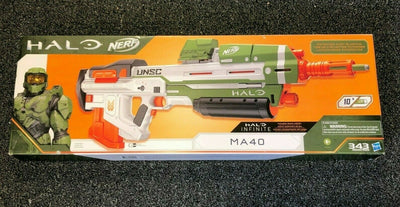 NERF Halo MA40 Motorized Dart Blaster (E9262) W/ Game Code