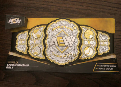 All Elite Wrestling World Championship Belt Toy. AEW