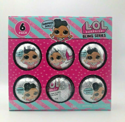 LOL Surprise Bling Series 6 Pack Exclusive Holiday Ornaments