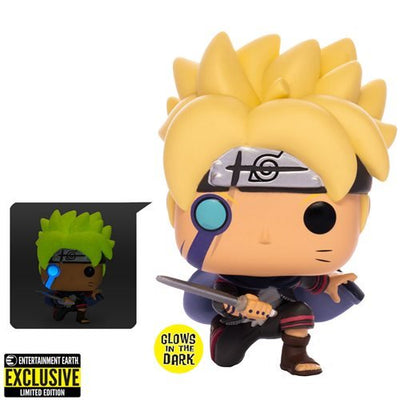 Funko Pop! Animation - Boruto with Marks (Glow In The Dark) - Entertainment Earth Exclusive