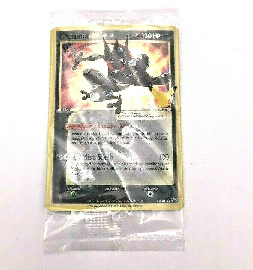 GRENINJA GOLD STAR - SWSH144 - Pokemon TCG: CELEBRATIONS Promo Card