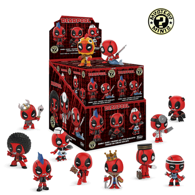 Deadpool Funko Mystery Minis. Case of 12