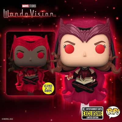 Funko Pop! Marvel - WandaVision - Scarlet Witch (Glow-in-the-Dark) - Entertainment Earth Exclusive